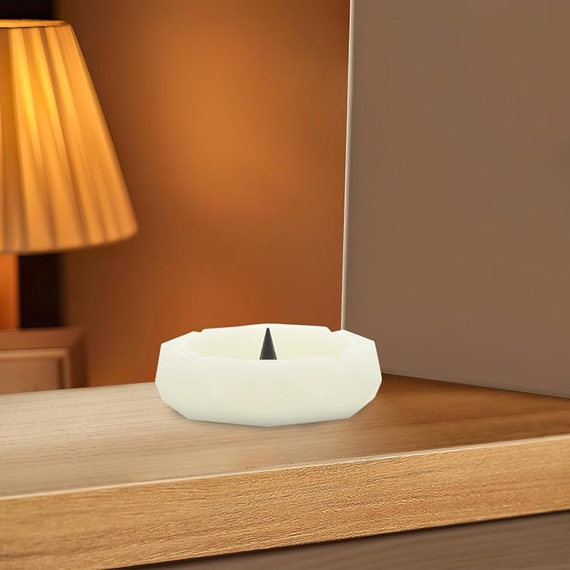 صينية رماد سيليكونية ماسية مضيئة مضغوطة مضادة للانزلاق لتزيين المنزل والمكتب - Image 5